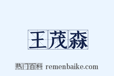 王茂森是什么意思的图片